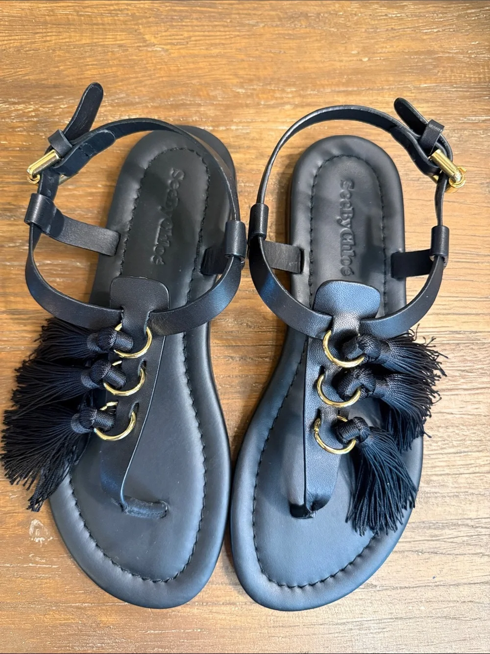 See By Chloe Kime Pom Pom Sandals